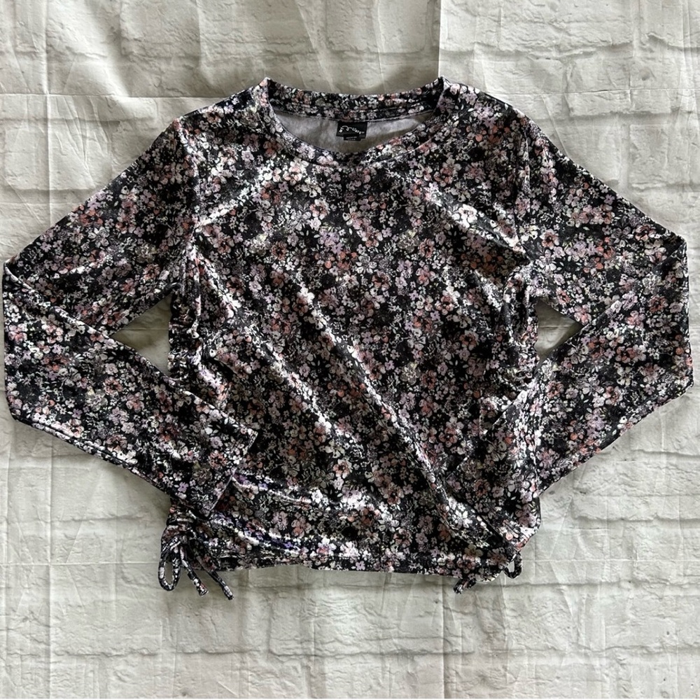 Floral Velour Shirt